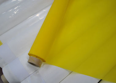 158 het Netwerkstof van de Micron47t Polyester voor Ceramische Druk, Witte/Gele Kleur