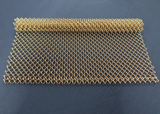 1.2mm de Rolgordijn van Metaalmesh drapery decorative wire mesh voor Gordijn