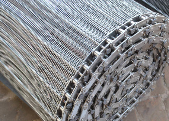 Spiraalvormige Draad Mesh Conveyor Belt For Metal Mesh Dryer