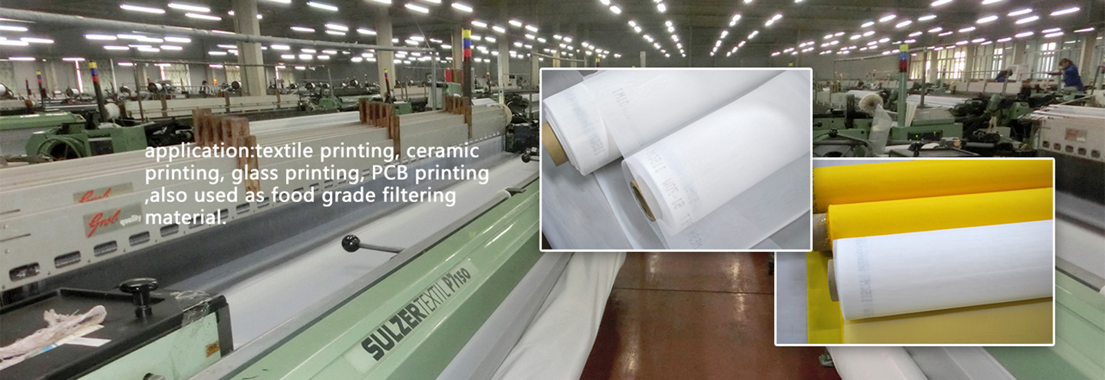 Kwaliteit polyester scherm afdrukken mesh Fabriek