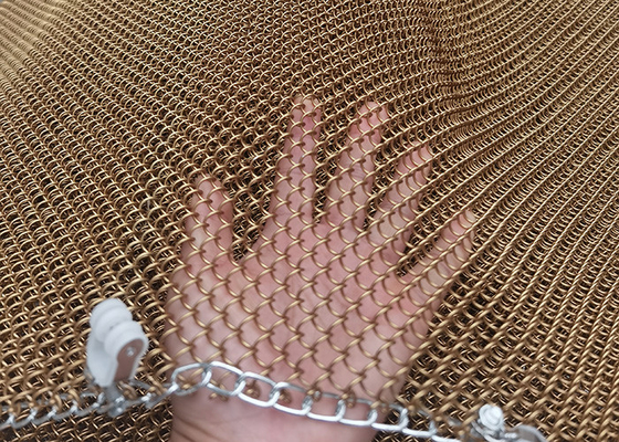 Goede prijs. 1.5mm de Verdelers van Metaalmesh drapes for fireplace room online