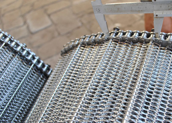 Goede prijs. Het Metaal Mesh Conveyor Belt 120cm van de voedselrang 304SS voor Bakselwas het Koelen online
