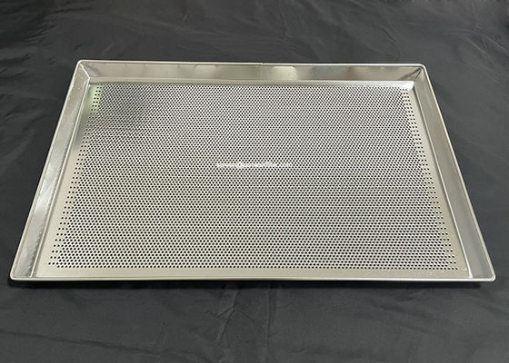 Goede prijs. Geperforeerde het Bakken Roestvrij staaldraad Mesh Tray Moistureproof For Drying online