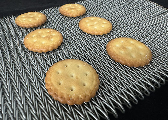 Goede prijs. Roestvrij staal warmtebestendige roestvrij staal samengestelde balans weefdraad mesh tunnel oven transportband voor het bakken van koekjes online