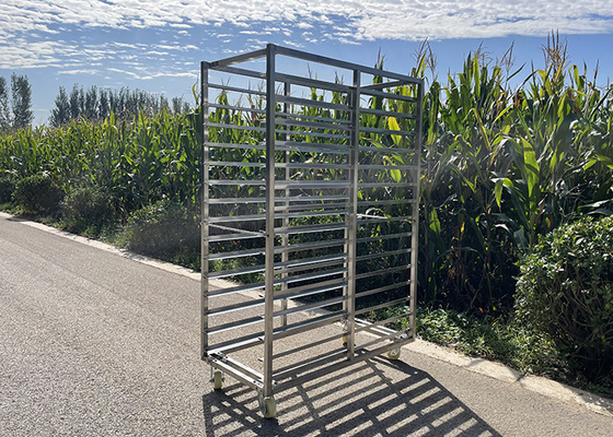 Goede prijs. Roestvrij staal bakkerij koelrek brood pan bakplaat bakkerij trolley hoge temperatuur bestand online