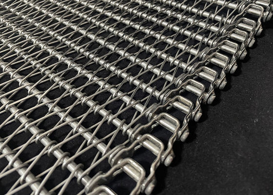 Goede prijs. Spiraalconveyorband van roestvrij staal met flexibele staaf online