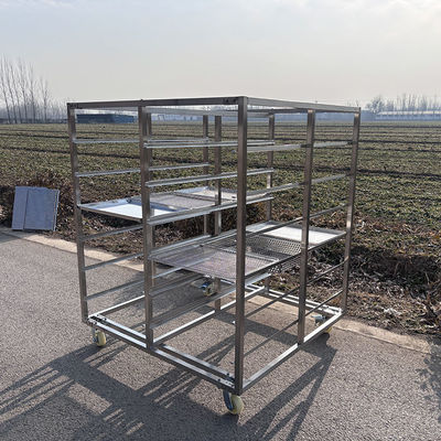 Goede prijs. Commerciële keuken 6 Tier 304 roestvrij staal plaat Pan Baking Tray Drogen Rack Trolley online