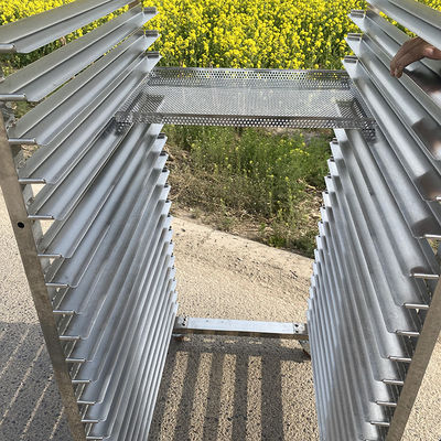 Goede prijs. Commerciële keuken 26 bakjes roestvrij staal bakkerij koelrek Voedselkarretje online