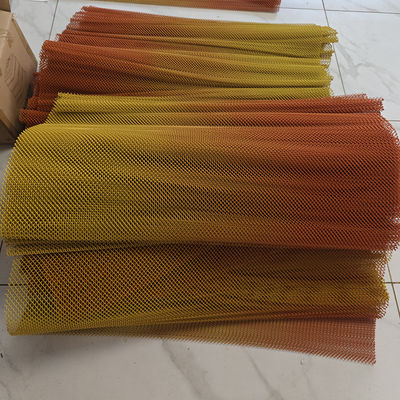 Goede prijs. Customized Double tone  Aluminium Chain Link Wire Mesh coil Curtain ceiling  for Hotel or restaurant interior  architectural decoration online