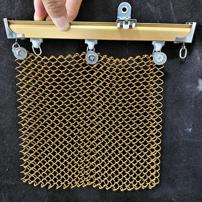 Goede prijs. Gold Flexible Aluminium Metal Chain Link Cpol Drapery Decorative Wire Mesh Curain online