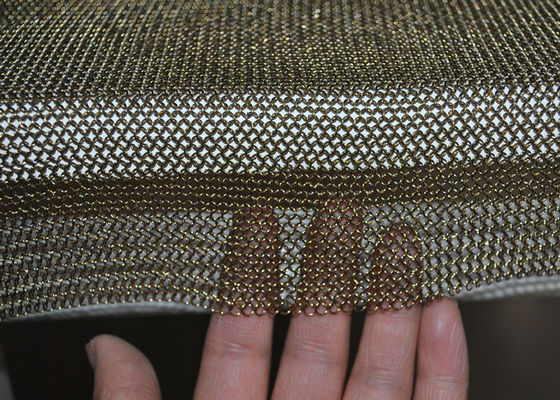 Goede prijs. De gouden Kleur Gelaste Scherpe Handschoen van Chainmail voor Veiligheid, Chainmail-Keukenhandschoen online