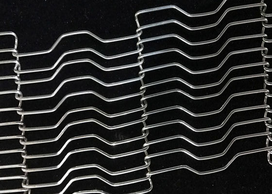 Goede prijs. Het NetwerkTransportband van de roestvrij staal Vlakke Flex Draad voor het Drogen en het Koelen online