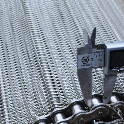 Goede prijs. Spiraalvormige de Diepvriezerdraad Mesh Balance Weave Conveyor Belt van het samenstellingsroestvrije staal voor de droger van de ovenoven online