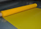 Witte/Gele Polyester het Vastbouten Doek 120 Netwerk voor Glasdruk, 158 Micron