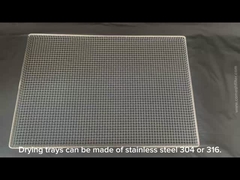Voedingsmiddelenkwaliteit roestvrij staal geweven draadnet droogbak