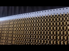 Decoratief aluminium dubbel haak schermmaas