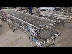 Draadgordelconveyor van roestvrij staal