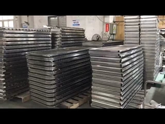 Werkplaats voor trolleybussen van roestvrij staal