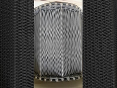 draadband met een spiraalvormig draadnet, met roestvrijstalen ketting