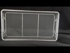 Desinfectie mand met roestvrijstalen draadnet