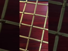 Hoogwaardige op maat gemaakte koperen en roestvrij staal geweven gaas en metalen gaas worden gebruikt voor huiskasten