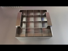 Op maat gemaakte bakplaat van roestvrij staal met snijmachine