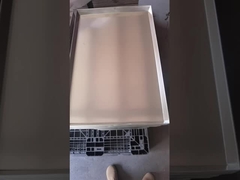 op maat gemaakte stapelbare panbak van roestvrij staal voor het bakken koelen voedselindustrieën