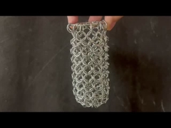 Roestvrij staal ketenband ring mesh zak