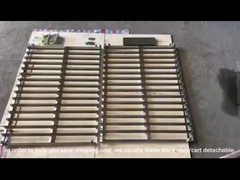 Meerlaagse Ss304 SGS Bakkerij Tray Rek Trolley