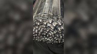 Flexibele metalen roestvrijstalen spiraalvormige machine Mesh Brood Koeltunnel cirkel koeltransportband