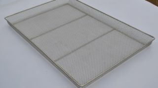 Food Grade Metaal Geweven Fijn 80x100 40*60cm ss304 316 Roestvrij Staaldraad Mesh Lade voor Oven Bakkerij