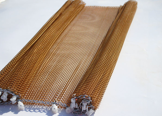 Goede prijs. 1mm de Architecturale Separator van Metaalmesh curtain room dividers partition online