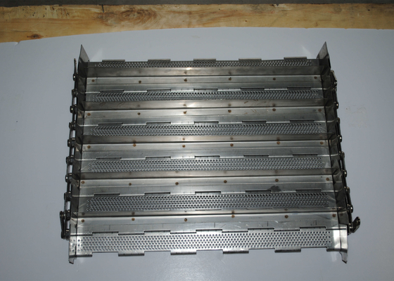 Universeel Weefselmetaal Mesh Belt Fda Hole Customized