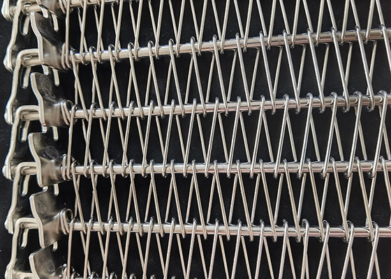 Goede prijs. 1.6m van de de Rangdraad van het Breedtevoedsel Industrie van Mesh Belt For Frozen Food online