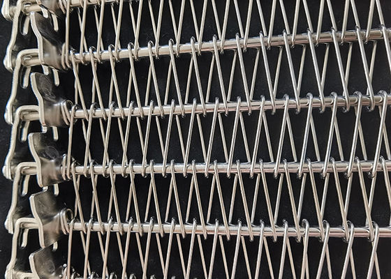1.6m van de de Rangdraad van het Breedtevoedsel Industrie van Mesh Belt For Frozen Food