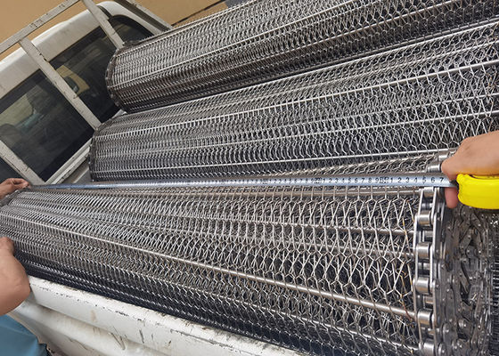 Groente de op hoge temperatuur van het de Theefruit van Metaalmesh belt cleaning drying food