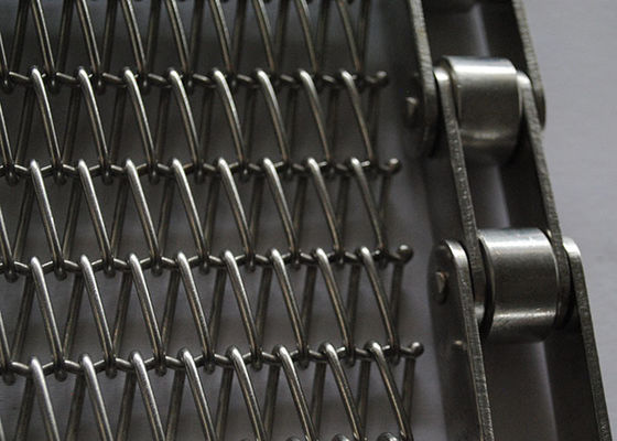 304 roestvrijstalen transportband gaasband, bestand tegen hoge temperaturen: