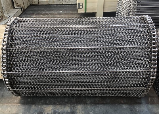 Goede prijs. Diameter 0.5mm5mm de Keten van het Roestvrij staalweefsel Draad Mesh Conveyor Belt Rustproof online
