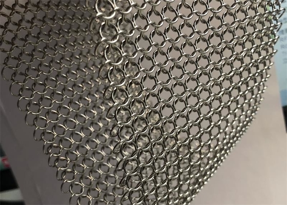 Goede prijs. 3.81mm 7mm het Beschermende Kostuum van Roestvrij staalring mesh chainmail mesh for curtains online