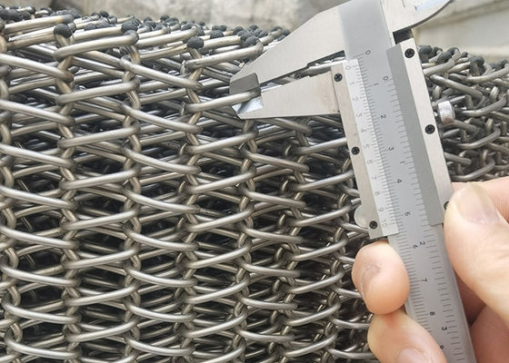 Anticorrosion draadnet transportband 15-25mpa Treksterkte Lengte 1m-100m