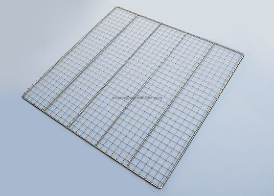 Goede prijs. 400x600mm Roestvrij staaldraad Mesh Tray For Food Drying Corrosionproof online