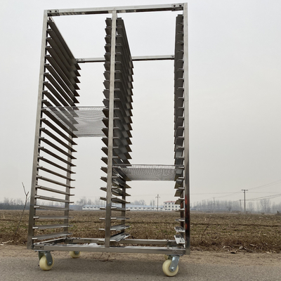 Goede prijs. Bestand Ss Tray Rack Trolley 15layers OEM ODM op hoge temperatuur online