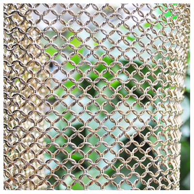 Goede prijs. 12m Decoratief Metaal Mesh Building Aluminum Wire Mesh voor Muurdecoratie online