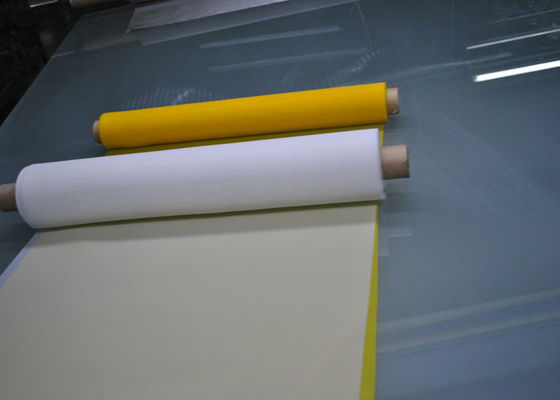 FDA-het Netwerk van de het Schermdruk van de Certificaatpolyester met Wit en Geel