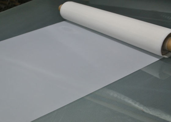 165T-31 Polyester Zeefdrukgaas 30 Micron Wit Geel