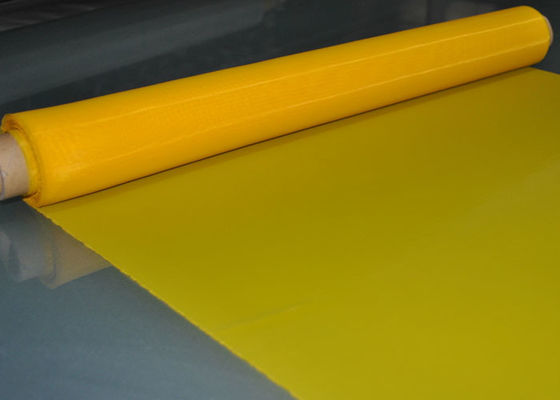 Geel 48T Polyester Zeefdrukgaas 70 Micron voor Glas