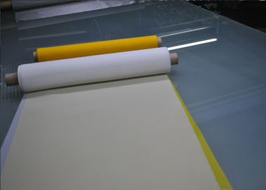 Goede prijs. De Druknetwerk van de 150 Micron Wit Polyester met Duidelijk Weefsel en Slijtageweerstand online