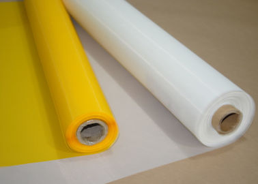Goede prijs. Witte/Gele Polyester het Vastbouten Doek 120 Netwerk voor Glasdruk, 158 Micron online