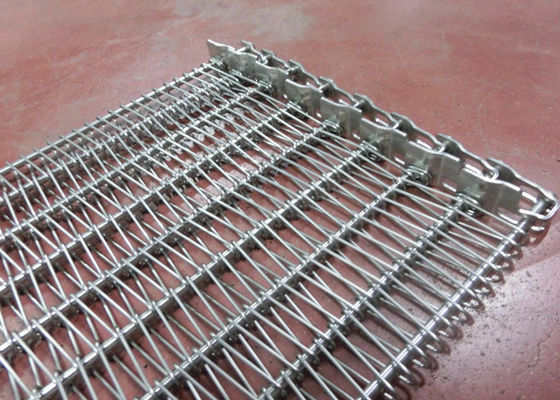 De snacks frituren Draadss Transportband met Schot, Evenwichtige Weefselriem