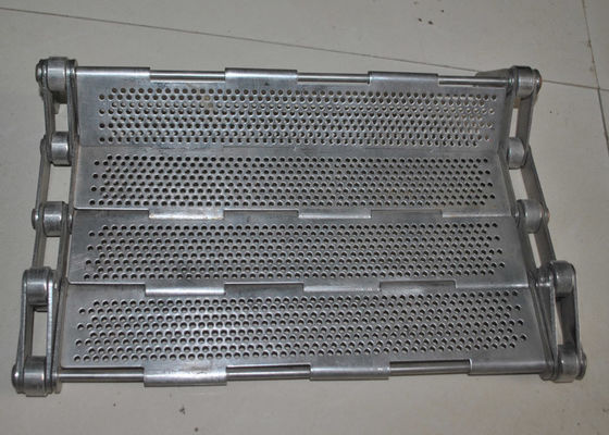 Van het de Kettingsroestvrije staal van het douanemetaal van de het Latjeplaat de Verbinding Mesh Bakery Conveyor Belt, koolstofstaal 304 316 galvaniseerde staal